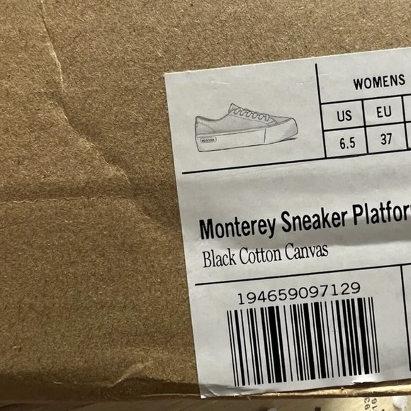 Seavees Womens Monterey Sneaker Black Size 6.5 M - Picture 6 of 6